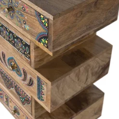 Outlet Wohnen Ethno Style Design-Kommode handbemalt - Azua