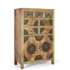 Sale Wohnen Ethno Style Highboard handbemalt - Azua