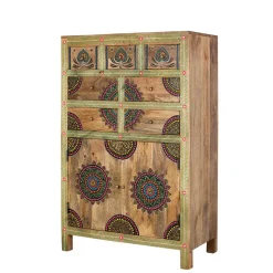 Sale Wohnen Ethno Style Highboard handbemalt - Azua