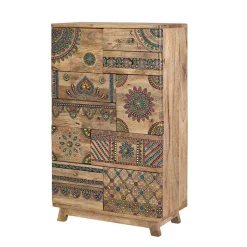 Best Wohnen Ethno Style Schrank handbemalt - Azua