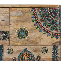 Best Wohnen Ethno Style Schrank handbemalt - Azua