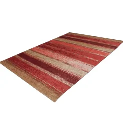 Best Wohnen Ethno Style Teppich in Rot Beige - Bilbaos