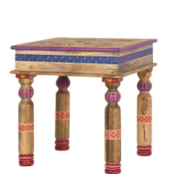 Clearance Wohnen Farbenfroh dekorierter Sofatisch im Boho Style - Niroteka