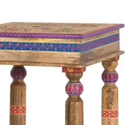 Clearance Wohnen Farbenfroh dekorierter Sofatisch im Boho Style - Niroteka