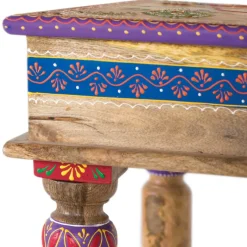 Clearance Wohnen Farbenfroh dekorierter Sofatisch im Boho Style - Niroteka