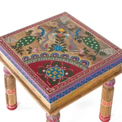 Clearance Wohnen Farbenfroh dekorierter Sofatisch im Boho Style - Niroteka
