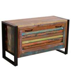Clearance Wohnen Farbenfrohe Flureinrichtung im Shabby Chic - Vosbadus (vierteilig)