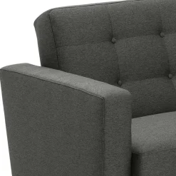 Best Wohnen Federkern Schlafcouch mit drei Sitzplätzen - Durai