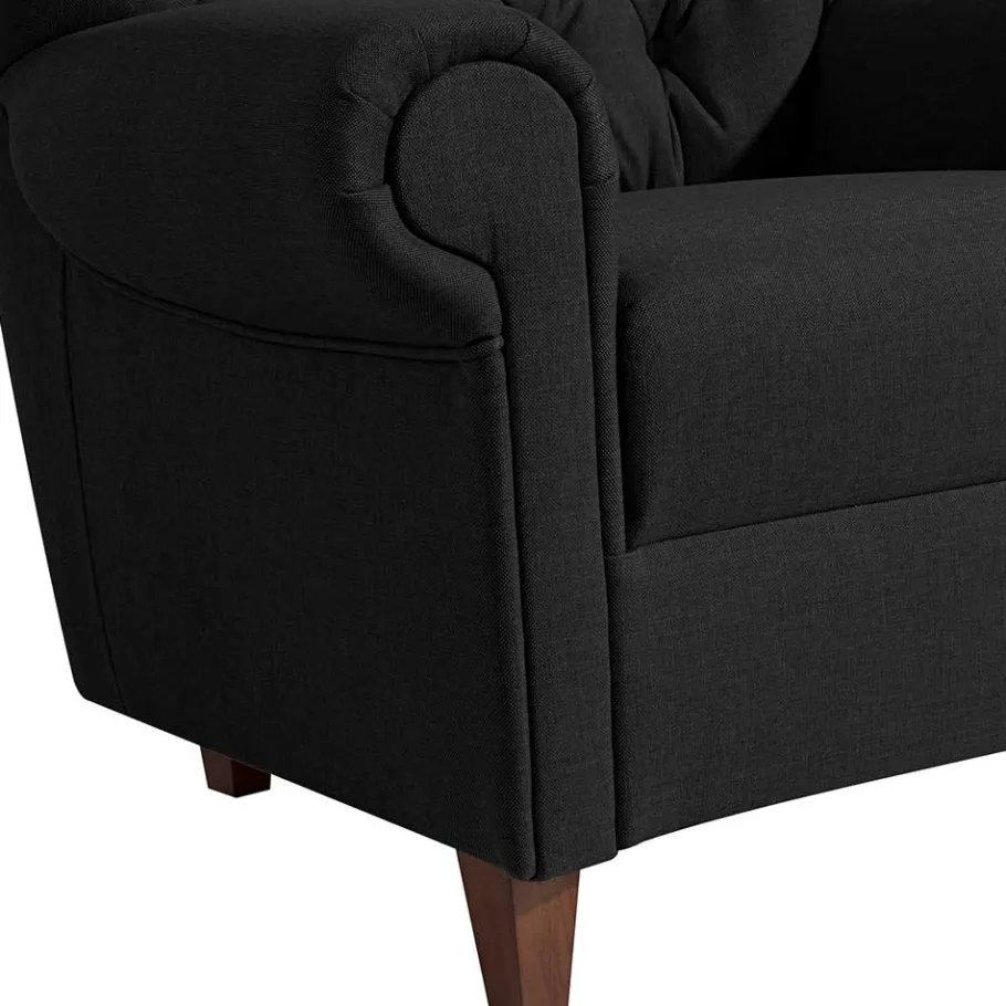 New Wohnen Federkern Sessel im Chesterfield Look - Cochon