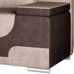 Best Wohnen Federkern-Funktionssofa in Beige und Braun - Vallarta