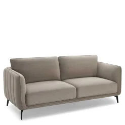 Sale Wohnen Federkernsofa in Beige Stoffbezug - Ordinia