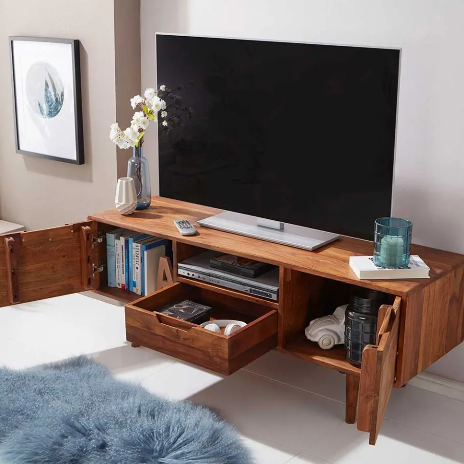 Wohnen Fernseher Lowboard im Mid Century Stil - Almery
