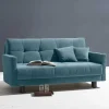 Wohnen Flachgewebe Bettcouch in Petrol Blau - Vlatkura