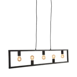 Clearance Wohnen 5-flammige Hängelampe im Industrial Style - Juareza
