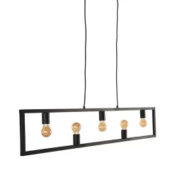 Clearance Wohnen 5-flammige Hängelampe im Industrial Style - Juareza