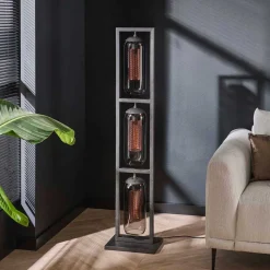 Outlet Wohnen 3-flammige Stehleuchte im Industrial Chic - Nowy