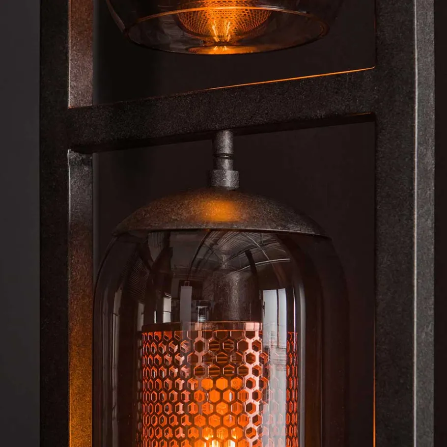 Outlet Wohnen 3-flammige Stehleuchte im Industrial Chic - Nowy