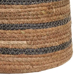 Clearance Wohnen Flechtkorb Set aus Bananenblatt - Avocado (zweiteilig)