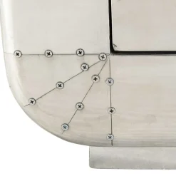 Wohnen Flugzeug Design Flurmöbel aus Alu - Pilot (vierteilig)