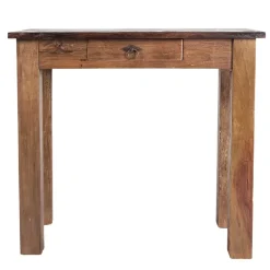 New Wohnen Flur Konsolentisch Mangato aus Teak Altholz