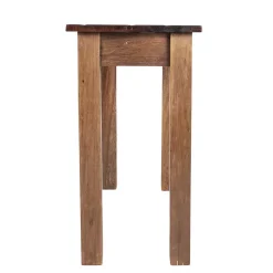 New Wohnen Flur Konsolentisch Mangato aus Teak Altholz
