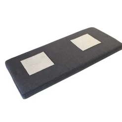 Outlet Wohnen Flurbank mit Türen in Weiß mit Glasfront - Kofi