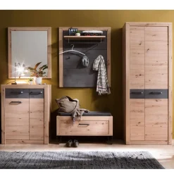 Discount Wohnen Flureinrichtung Komplettset modern - Carry (fünfteilig)