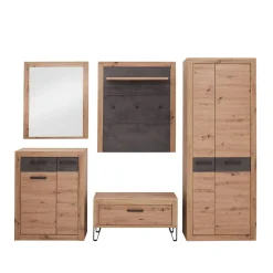 Discount Wohnen Flureinrichtung Komplettset modern - Carry (fünfteilig)