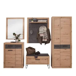 Discount Wohnen Flureinrichtung Komplettset modern - Carry (fünfteilig)