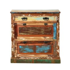 Hot Wohnen Flurgarderobenset Jamaica in Bunt Shabby Chic (sechsteilig)