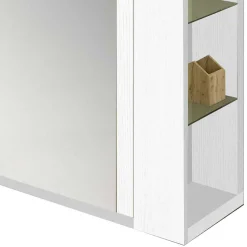 Clearance Wohnen Flurschrank für Schuhe in Weiß mit Regal - Bilboa