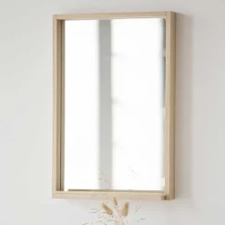 Online Wohnen Flurspiegel in Eiche White Wash - Pluta