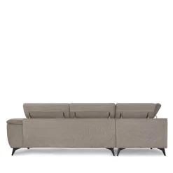 Online Wohnen Fünfsitzer Eckcouch in Beige - Hisa