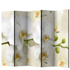 Sale Wohnen Fotoprint Leinwand Paravent Weiße Orchideen - Aury