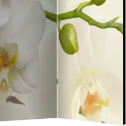 Sale Wohnen Fotoprint Leinwand Paravent Weiße Orchideen - Aury