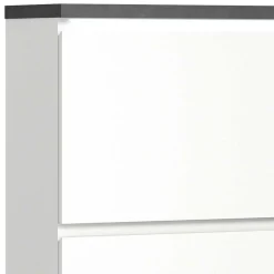 Clearance Wohnen Funktioneller Schuhschrank mit zwei Türen & Klappe - Suad