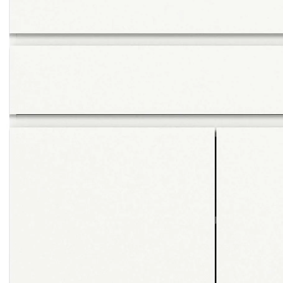 Clearance Wohnen Funktioneller Schuhschrank mit zwei Türen & Klappe - Suad
