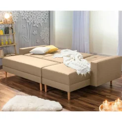 Wohnen Funktionsecke mit Hocker Set - Idenov (zweiteilig)