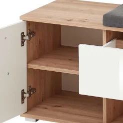 Discount Wohnen Garderobe & Dielenbank Set - Cluster (zweiteilig)