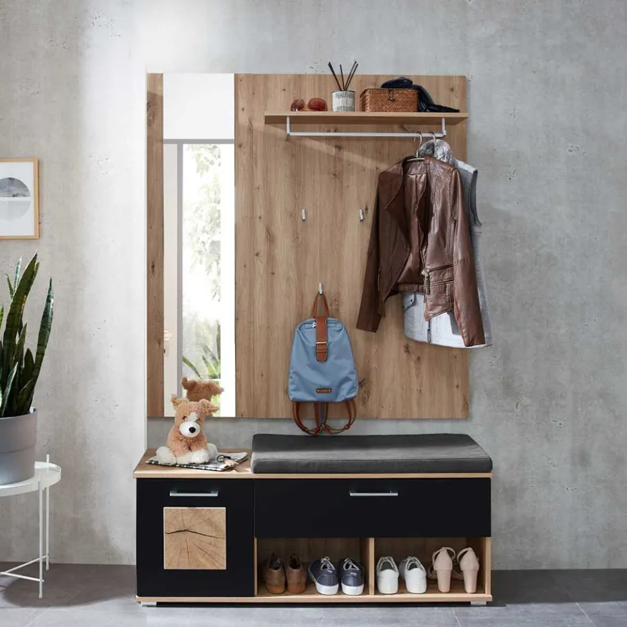 Sale Wohnen Garderobe & Flurbank modern - Zelio (zweiteilig)