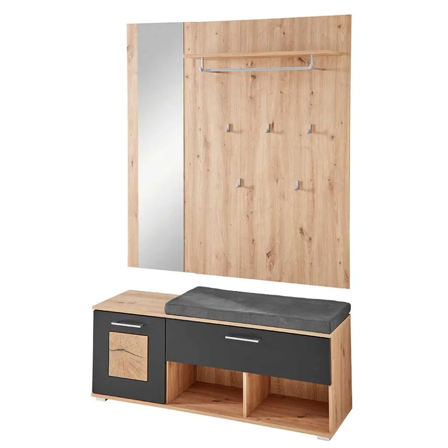 Sale Wohnen Garderobe & Flurbank modern - Zelio (zweiteilig)