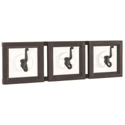 Hot Wohnen Garderobe in Dunkelbraun & Weiß - Scontira