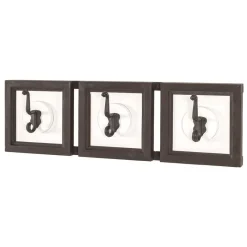 Hot Wohnen Garderobe in Dunkelbraun & Weiß - Scontira