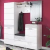 Clearance Wohnen Garderobenmöbel Block Set - Sumatra (fünfteilig)