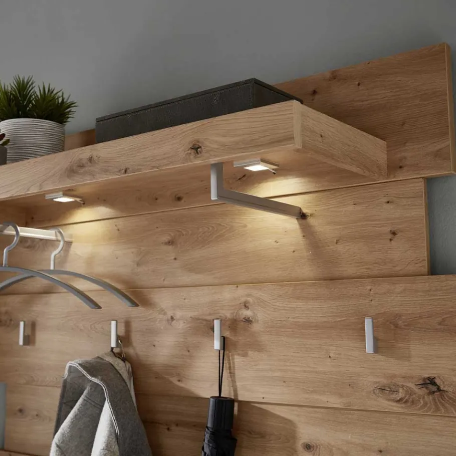 Sale Wohnen Garderobenmöbel Set mit LED Licht - Symbrosia (dreiteilig)