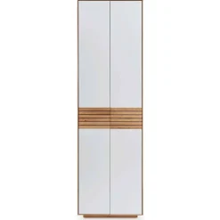 Best Wohnen Garderobenschrank aus Asteiche Massivholz - Zonga