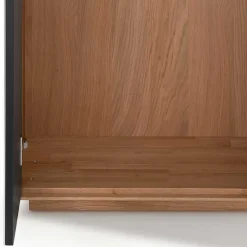 Best Wohnen Garderobenschrank aus Asteiche Massivholz - Zonga