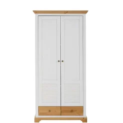 New Wohnen Garderobenschrank im Landhausstil zweifarbig - Axdonira