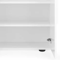 Sale Wohnen Garderobenschrank in Weiß hochglänzend - Castalla