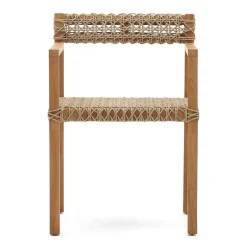 Hot Wohnen Garten Armlehnstühle aus Teak Massivholz - Conave (2er Set)